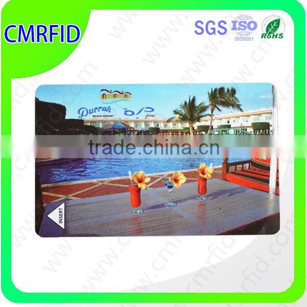 hot sell gold magnetic stripe pvc card