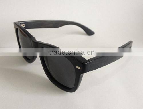 Meiaoqi Black bamboo polarized Pure handmade retro sunglasses for men