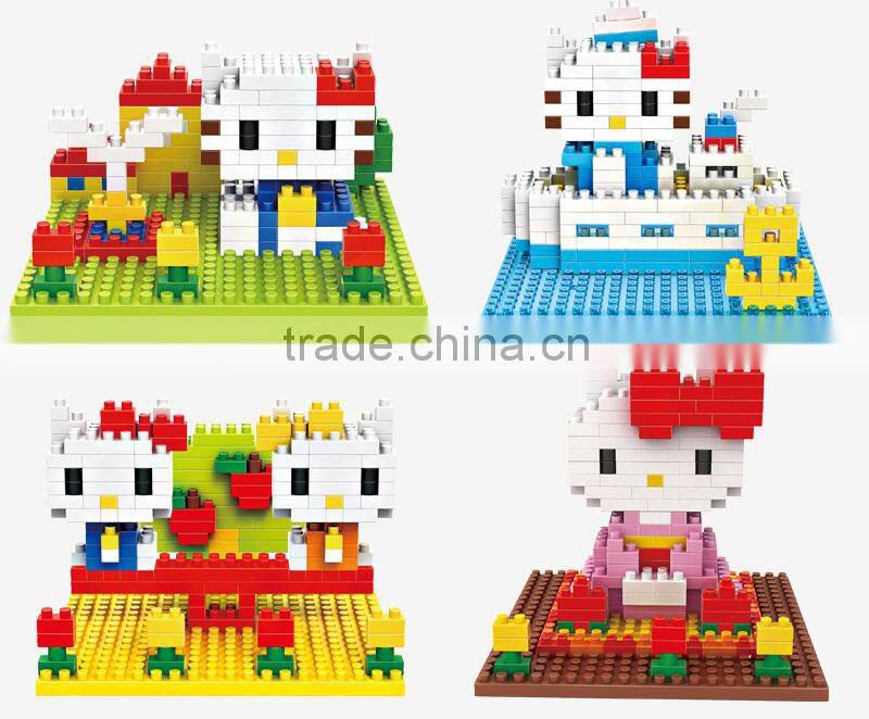 HOT ! 220pcs Super Hero Series Mini figures Nano Building Blocks For Kids