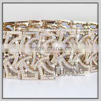 Bridal sash rhinestone belts