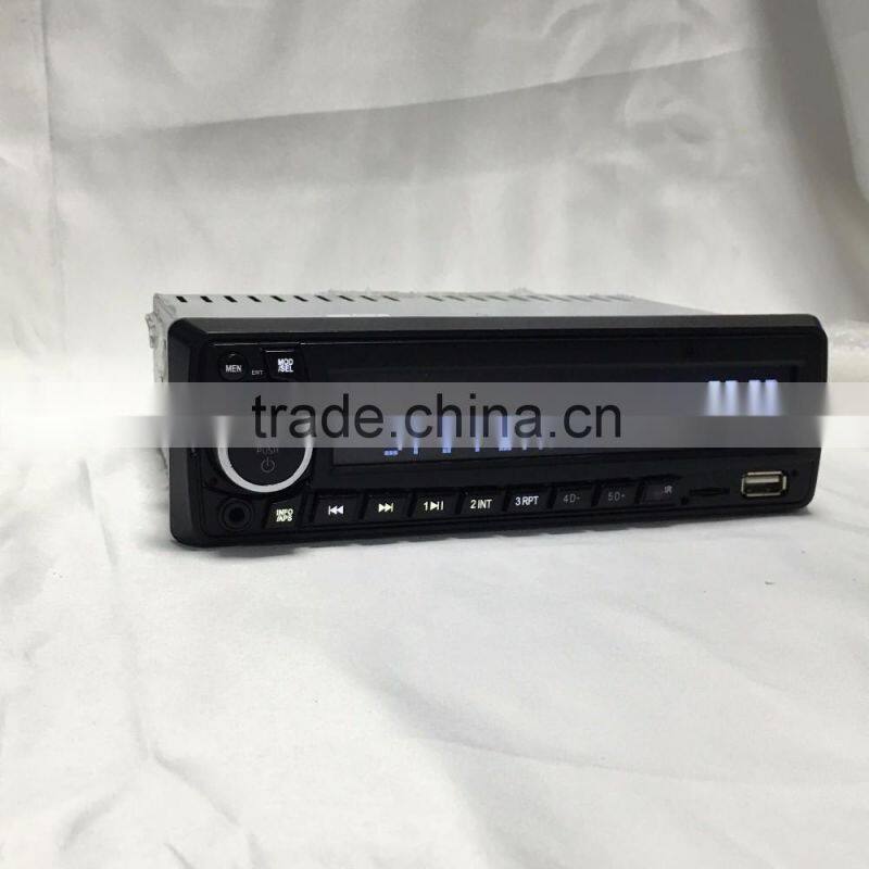 12v 24v Fixed panel car mp3 player with FM AM radio USB micro SD aux-in , full view big lattice LCD displayer ,bluetooth