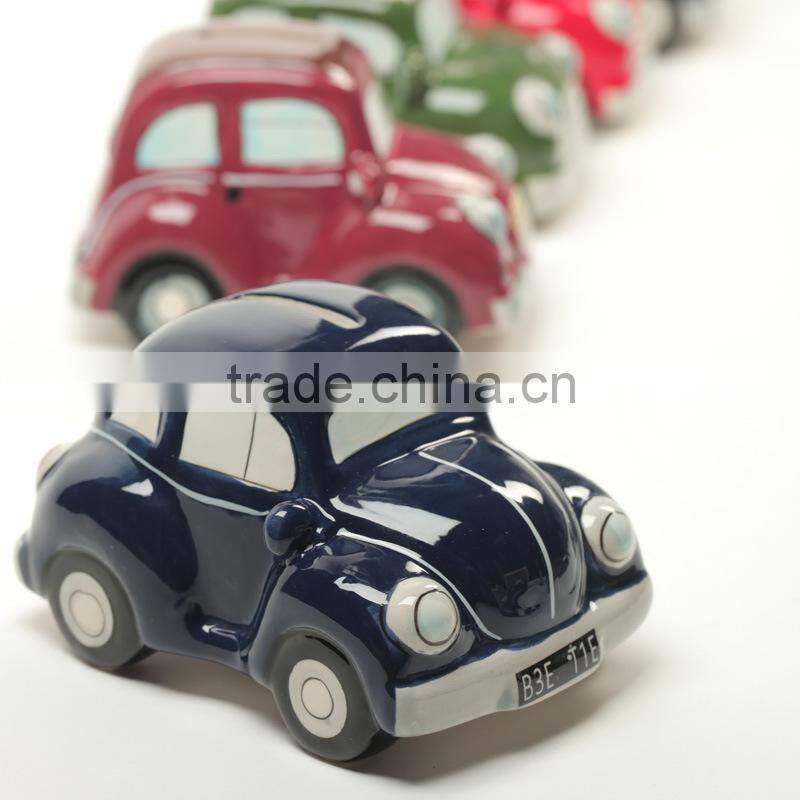 London Bus Natural Resins Piggy Bank