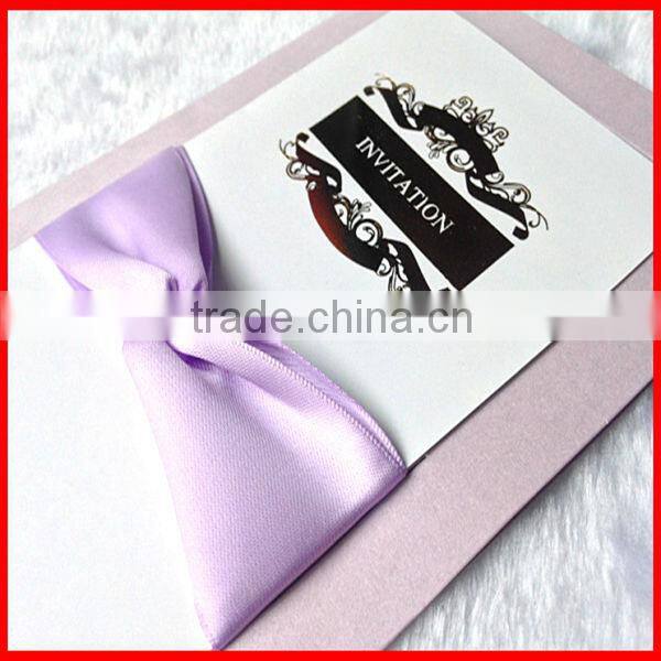 2014 Hot Sale Fashion Handmade China Wedding Invitation Card Designs