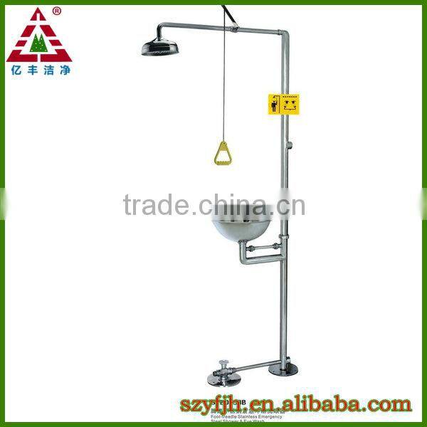 safety shower and eye wash