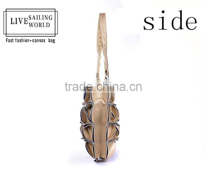 2016 stylish PU leather lady hand bag