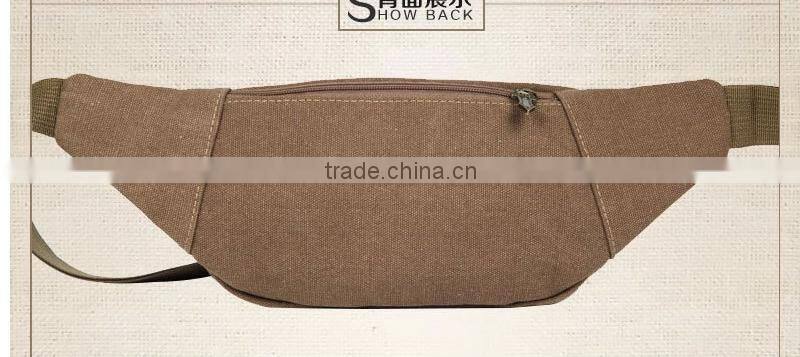 YA Casual Fashion Canvas Waist Packs, Sports Men Pouch Bag Money Belt, Pochete Fanny Pack Bolsa Cintura