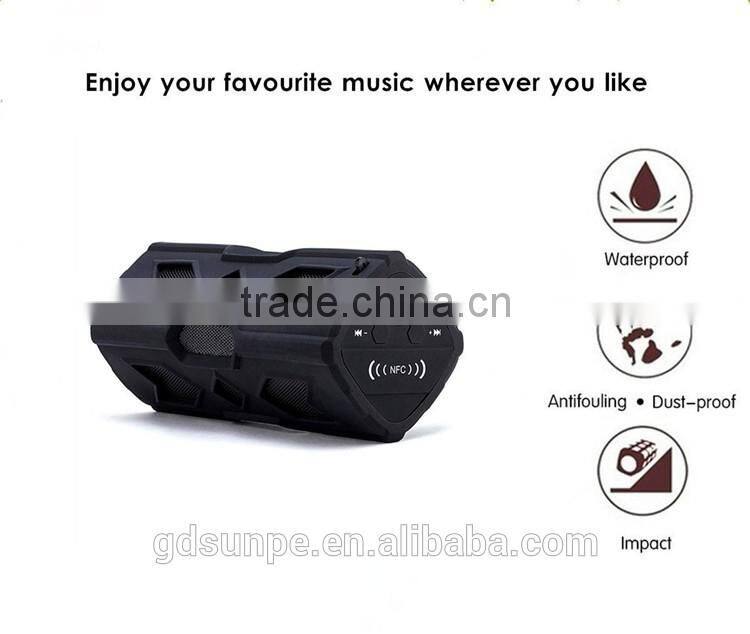 Unique Gift Ideas Rechargeable Battery NFC Waterproof Power Bank Bluetooth Speaker For Cell Phones Smartphones