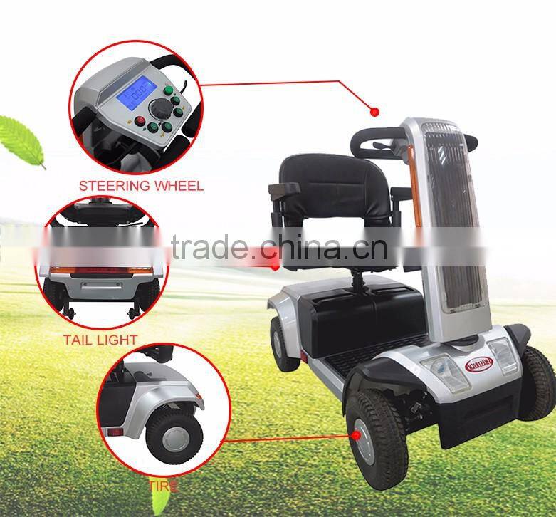 Solar electric mobility scooter for elderly