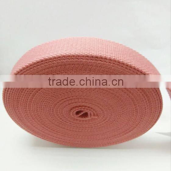 Factory price 100% polyester fabric twill nylon webbing/ribbon for wholesale