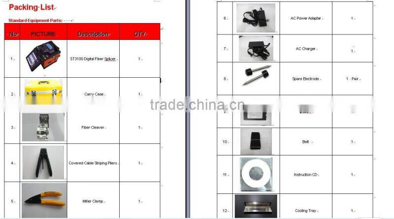 Ftth Splicing Machine Fiber Optic fusion splicing machine for Cable splice