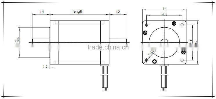 3 phase stepper motor hybrid waterproof stepper motor