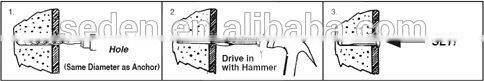 PA/PE Hammer Drive Anchors