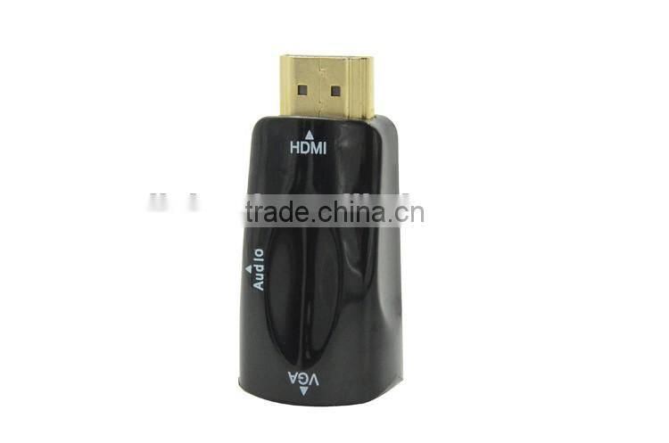 LINK-MI LM-HV05 Mini High Quality HDMI to VGA + Audio Converter
