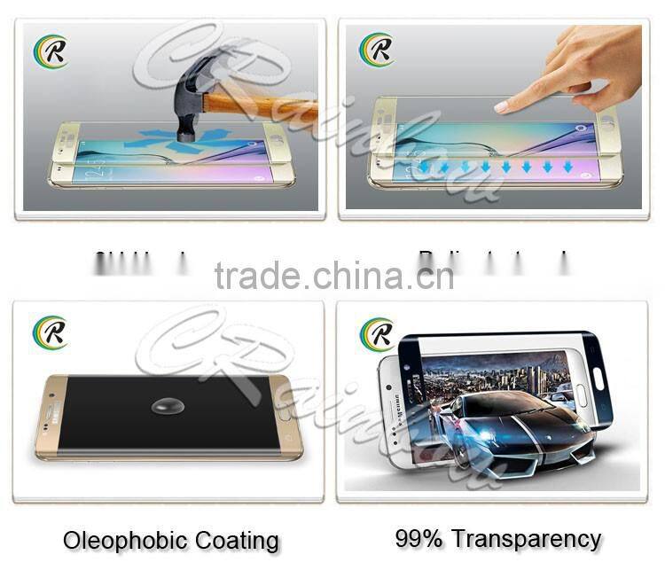 Factory Price mobile screen guard for Samsung S7 edge toughened glass