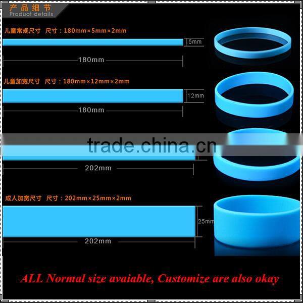new product uv sensitive silicon wristband