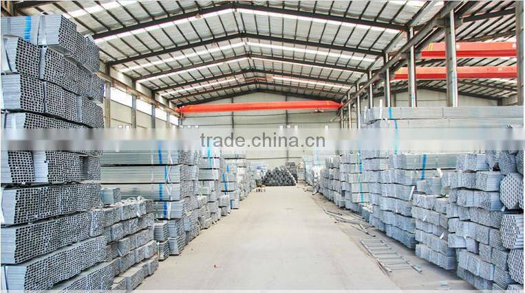 New arrival!!! galvanized erw steel pipe/tube for building greenhouse structure/tent pole
