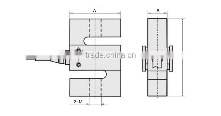 GSL305 Small scale compression tension S beam weight sensor