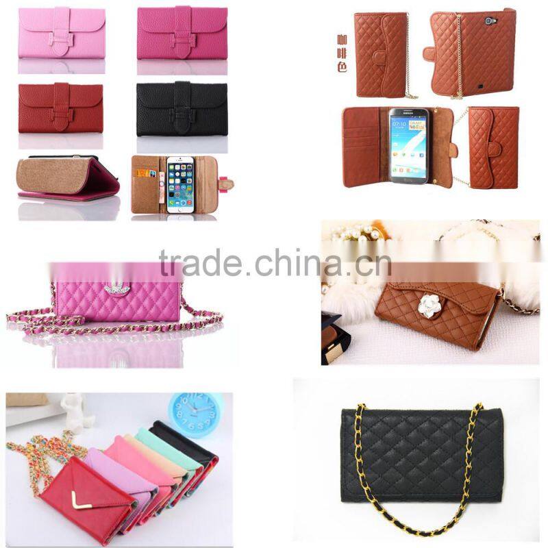 2015 new design luxury wallet phone case for iphone 6 plus 5.5 totu case