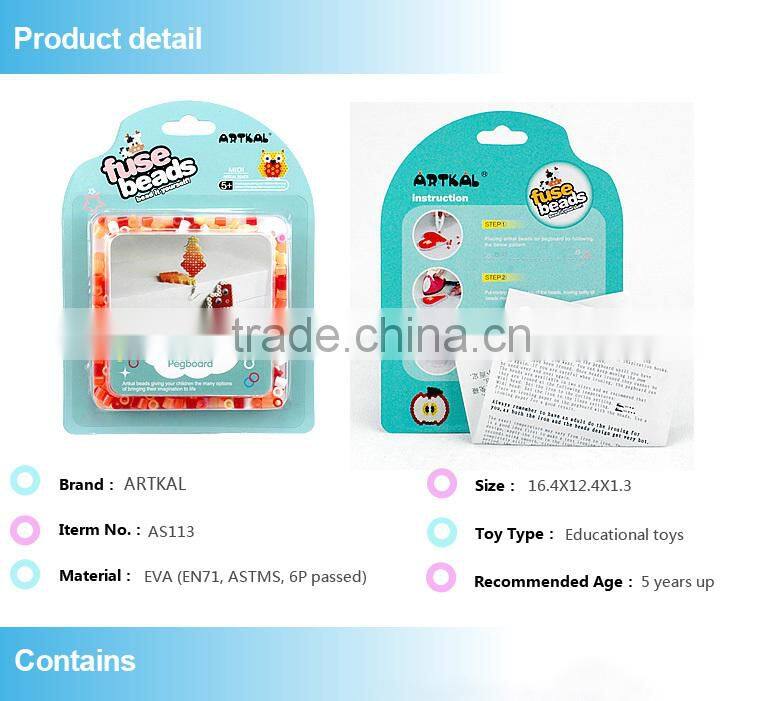 AS113 5MM ARTKAL fuse beads hot selling non-toxic eco-friendly plastic diy educatinal toys children