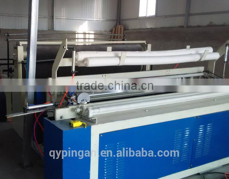 Full-automatic Edge-trimming Tail-gluing Embossing Rewinding and Perforating Toilet Paper Machine