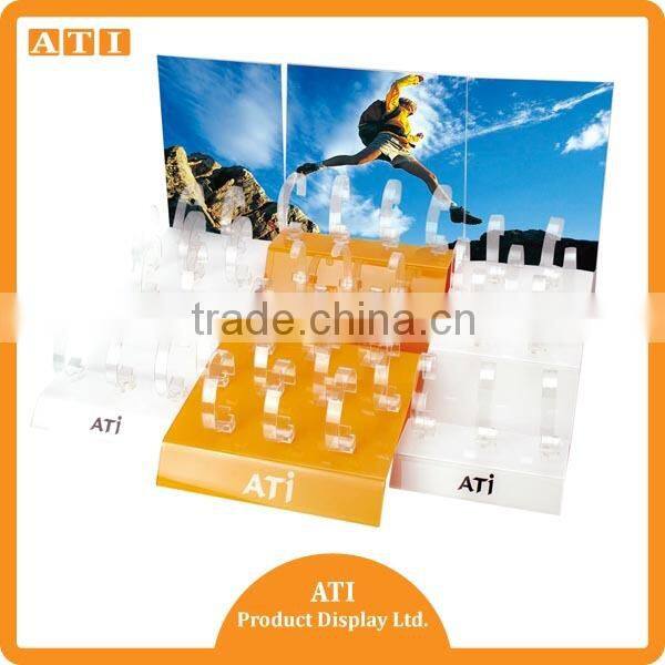 countertop clear acrylic block Phone Watch display stand watch holder