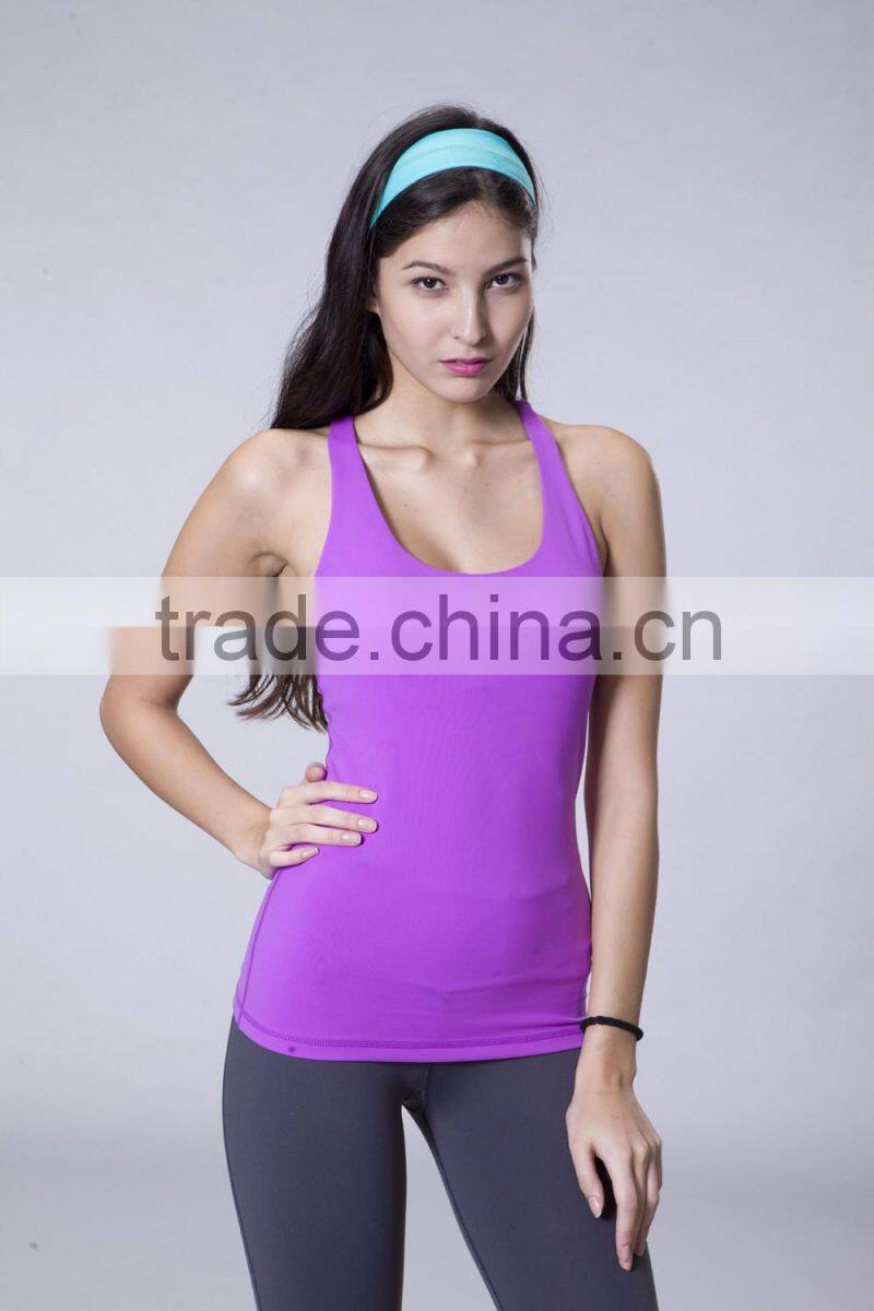 Private Label Custom Design Sexy Ladies Workout Tops Active Tank Tops