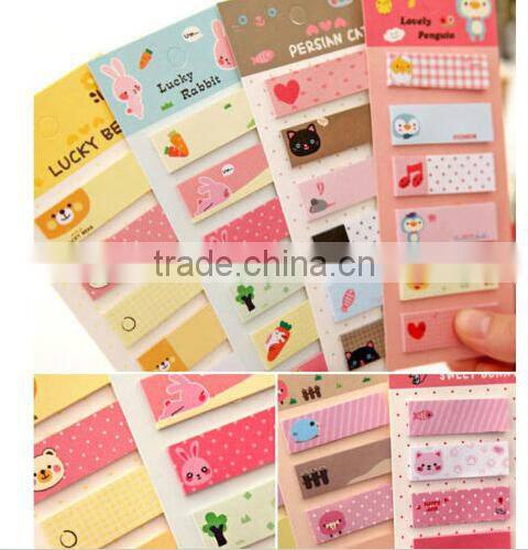 Lovely Bookmark Writing Memo Sticky Notes