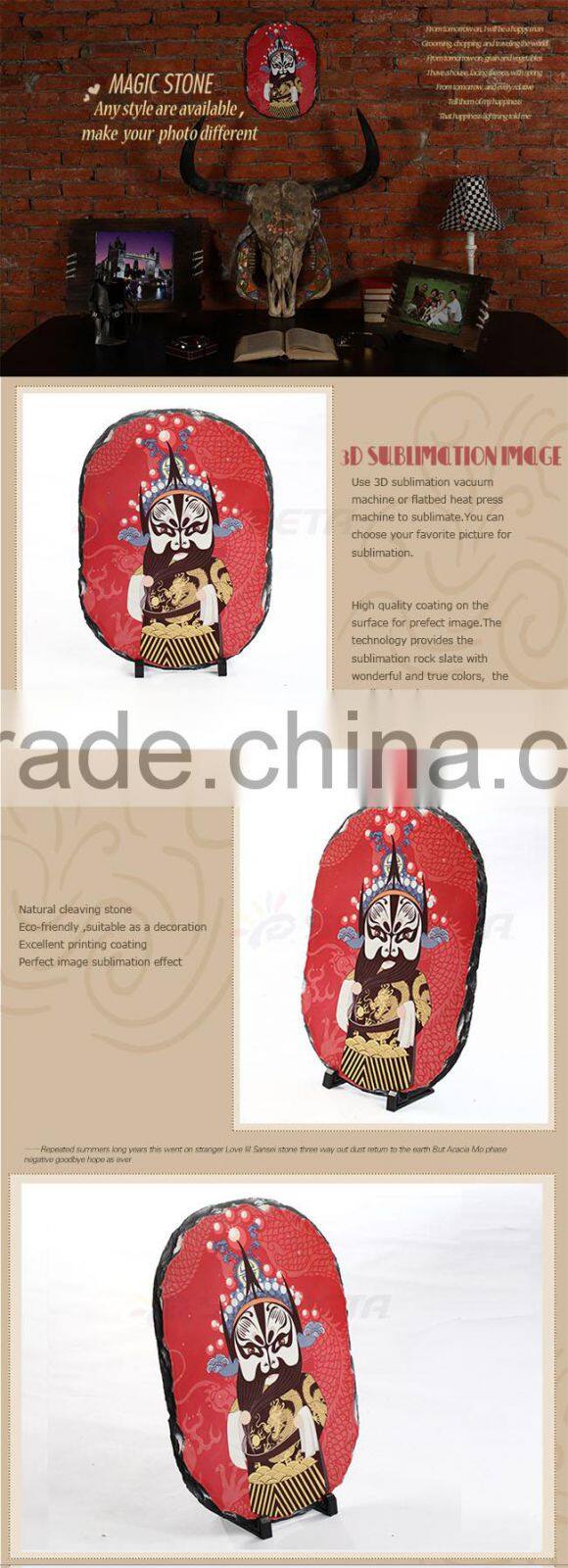 Blank sublimation rock slate photo rock photo frame Sublimation photo frames