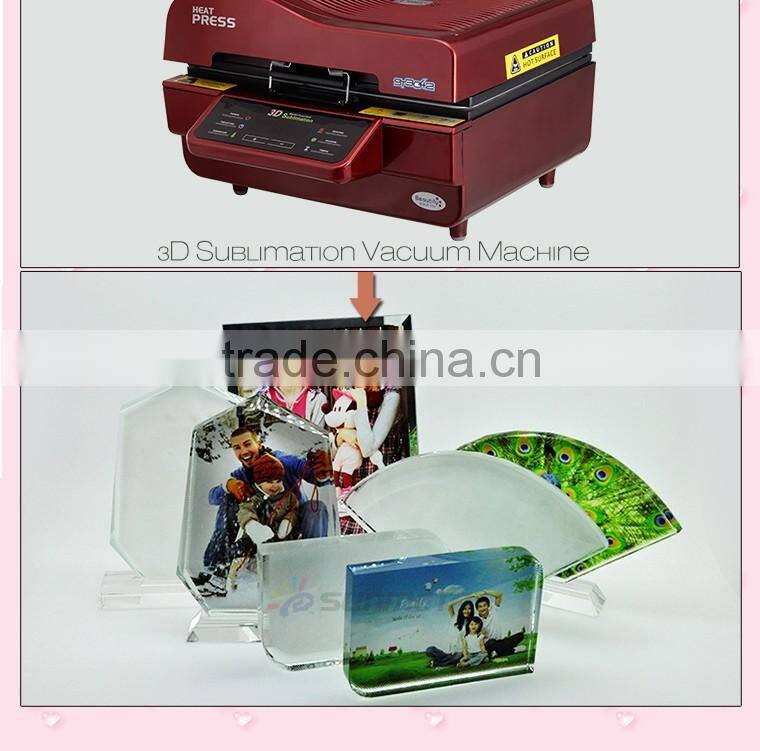 Blank 3D Crystal Photo Frame For Decoration