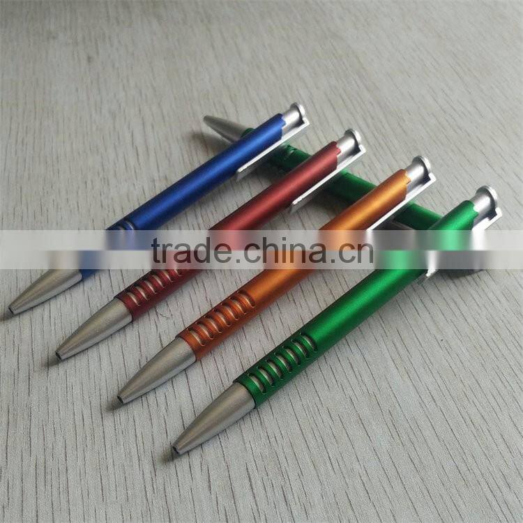 Latest innovative products Lacquer barrel, silver neb and clip top sale plastic pen