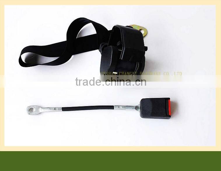 Retractor automatic two point seat belt