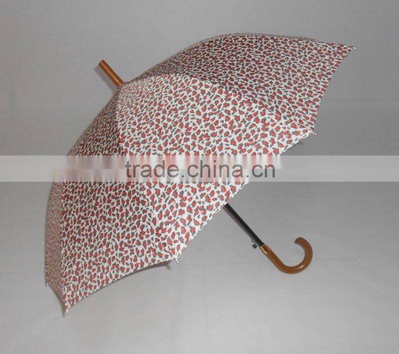 8ribs straight shaft ladies fashion umbrella