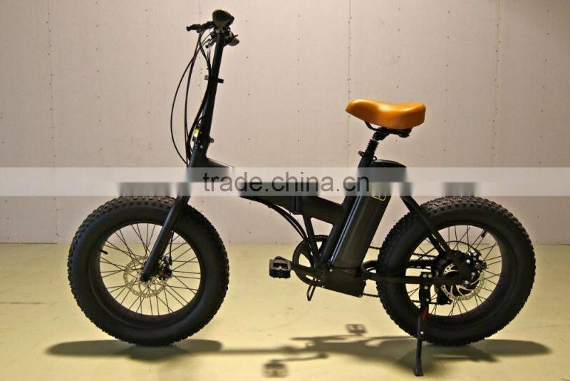 20'' 4.0 mini fat tire folding electric mountain bike ( HJ-F25 )