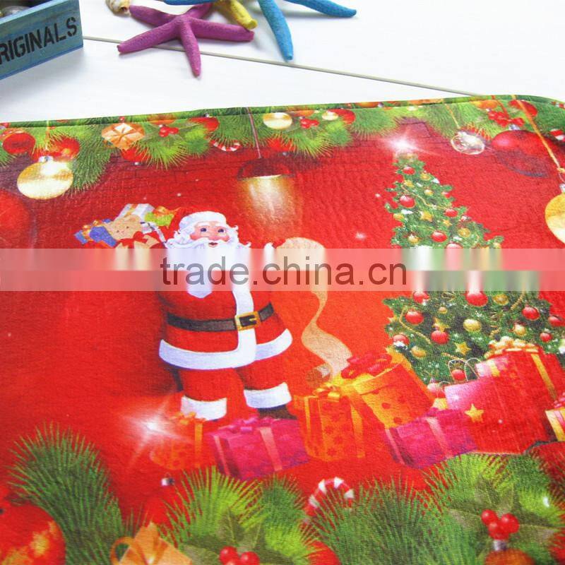Christmas door mat Santa Claus series HD printing mat