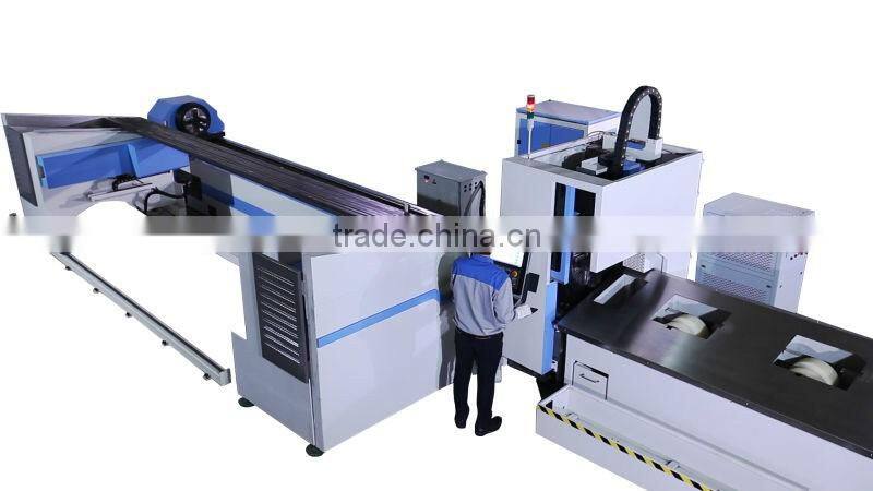 automatic cnc fiber laser cutting machine for metal pipes