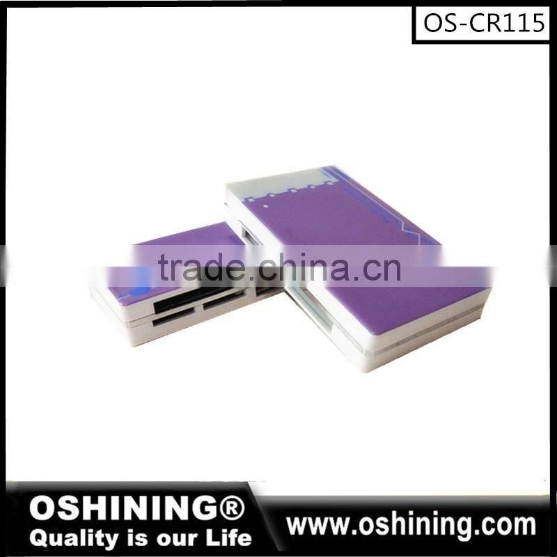 2016 Best selling plastic Multi 4slots magnetic card reader (OS-CR112)