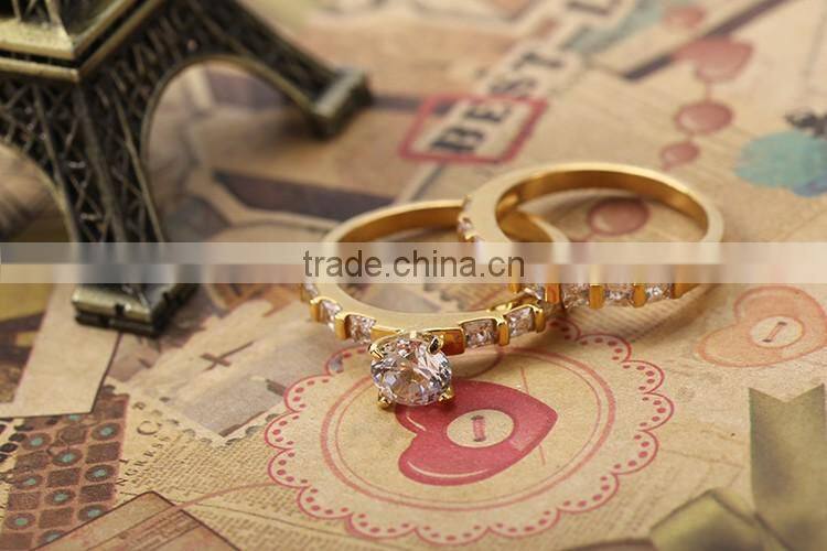 2016 beautiful new stainless steel Couple Ring