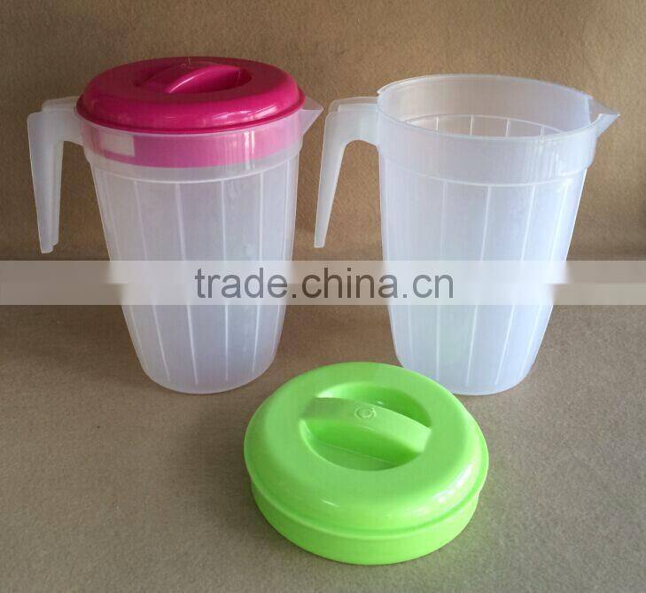 2.2L plastic water jug with lid and handle Water pitcher 2.2L #TG20549