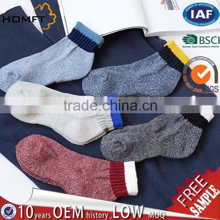 Autumn pinstripe cotton youngth low tide fashion socks