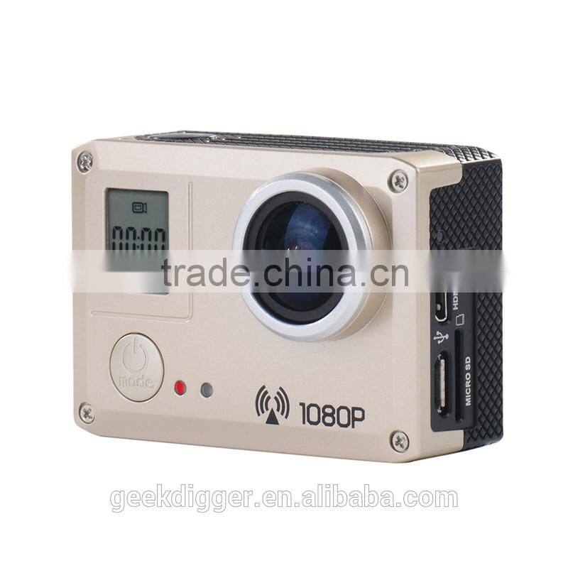 Black AMK5000S Outdoor Wifi Action Camera Video HD DV Car DVRWaterproof 30M Shockproof 20MP 1080P