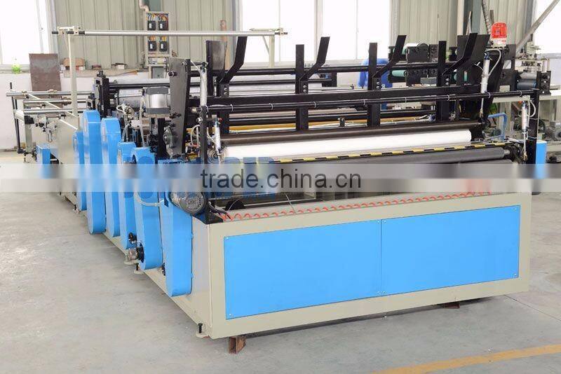 Manufacturer electric automatic 1575B paper toilet tissue making machine