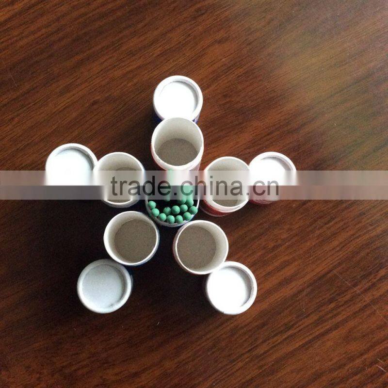 Matches packaging paper cans inner wall white kraft paper and outer wall UV printing short round box