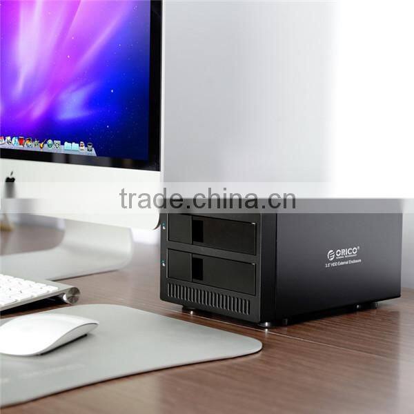 2-bay 3.5inch SATA USB 3.0 HDD storage box