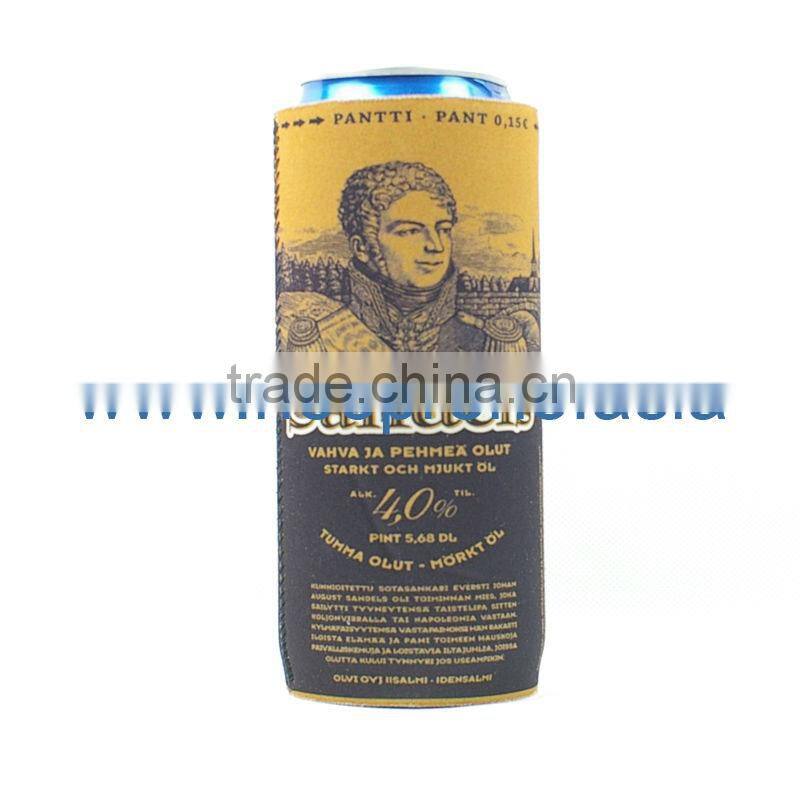 Neoprene Beer Can Cooler Print pattern and Logo