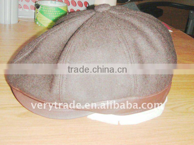 COTTON Mens Vintage Beret Cap Cabbie Newsboy Flat Hat Gatsby Driver