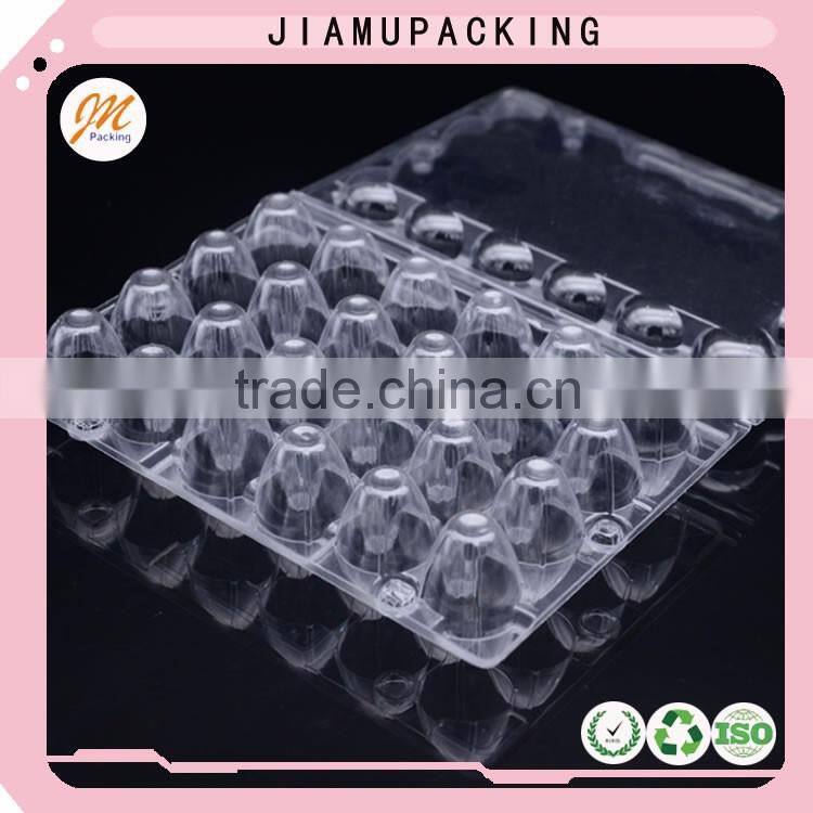 Wholesale 24 hole plastic transparent quail egg tray