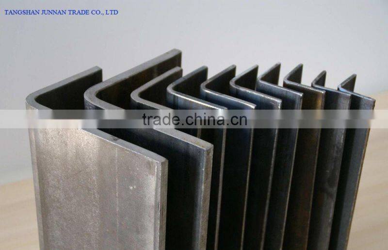 hot rolled unequal Mild steel angle/equal angle steel from tangshan Iron and steel