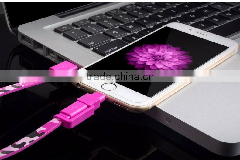 Charging cable mobile Printing USB Cable for I6 iphone charger cable