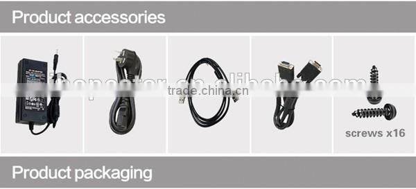 Metal Case 4:3 1280*1024 Open Frame Industrial Control Screen Monitor