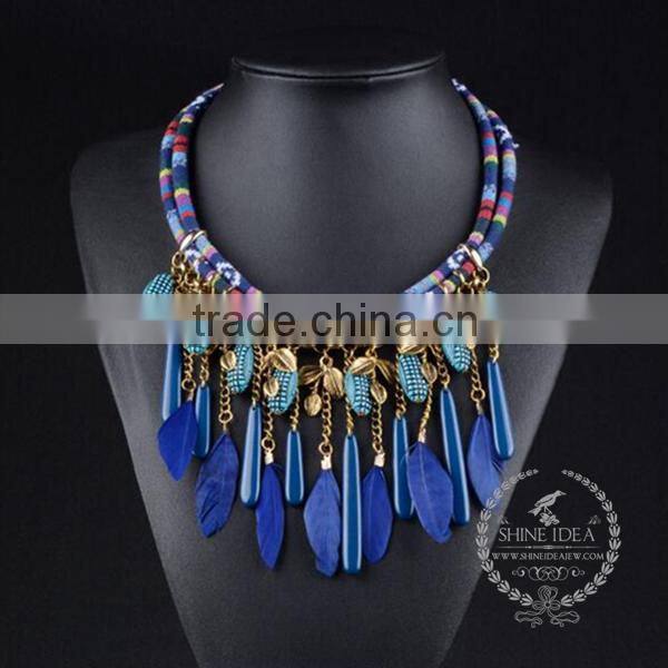high quality vintage style chunky statement necklace tin alloy fashion women pendant necklace 6390157